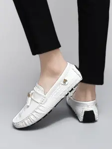 New Men's Lightweight Loafers, Simple Business Slip-Ons, Leather Breathable All-Season Shoes, Casual Daily Party Formal Wear