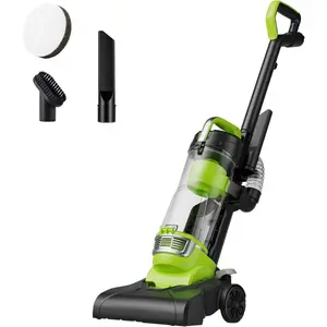 Upright Vacuum Cleaner Ultra-Lightweight Compact Bagless  Green for Home Cleaning