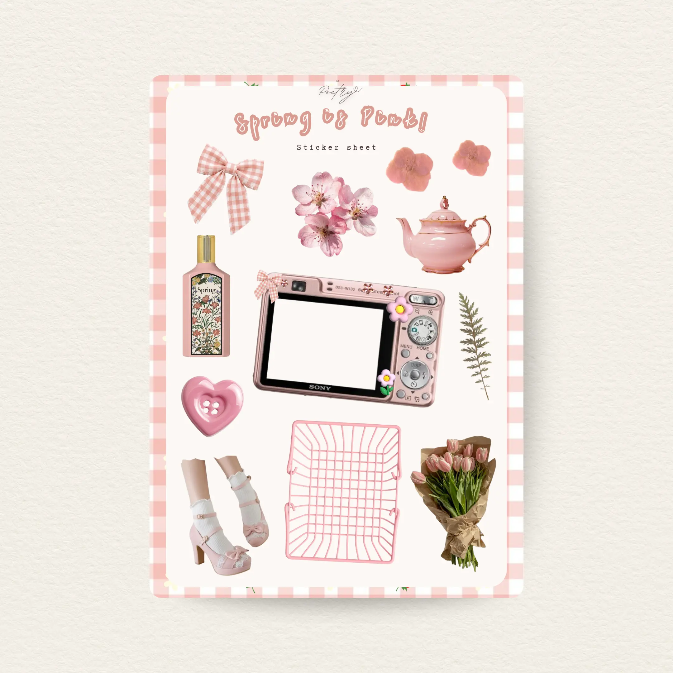 Spring is Pink! Sticker Sheet Spring is Pink! Sticker Sheet