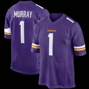 Unisex Football inspired by Murray 1 Minnesota Game Player Game Jersey - Purple