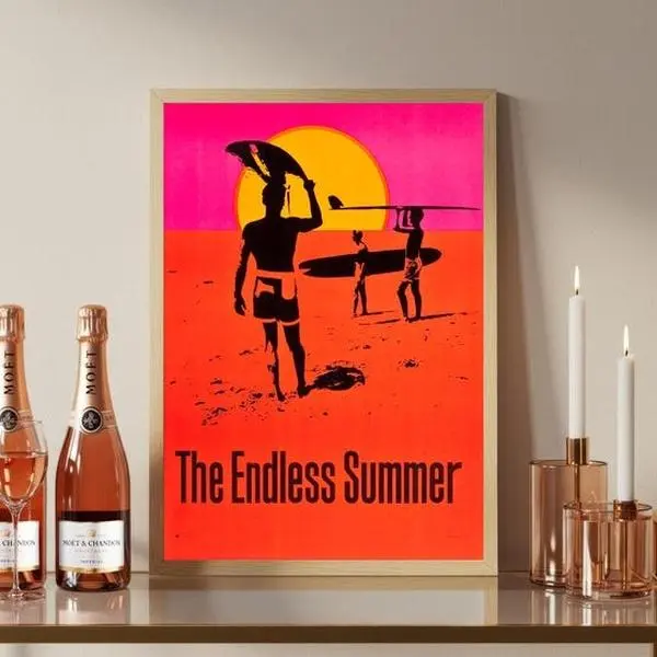 The Endless Summer Movie Poster: Vintage Cinema Art Poster No Frame