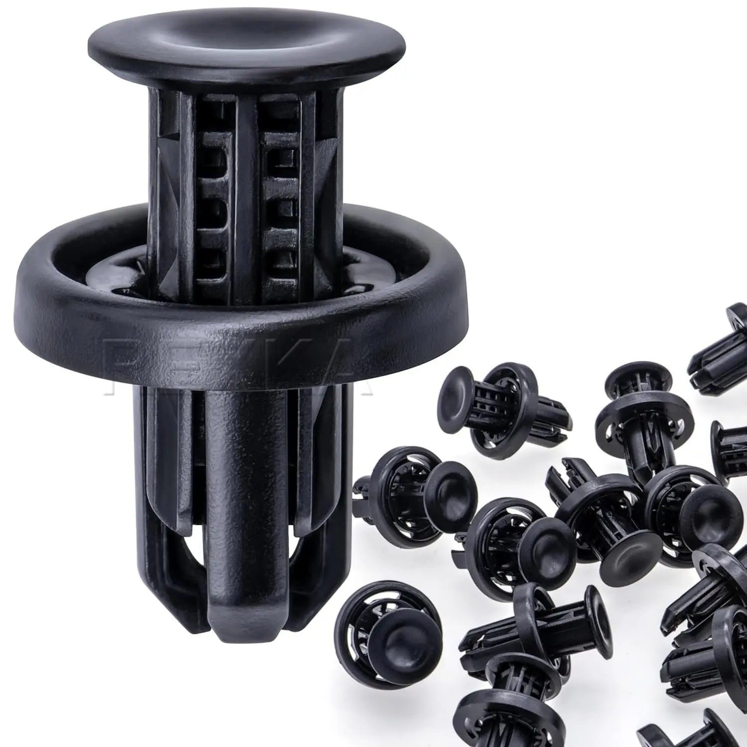 40pcs Push-Type Retainer Clip Fastener Rivet 91505-TM8-003 (Head ø20mm) for Honda Accord Hybrid Sedan, Acura ILX Hybrid Sedan - Rear/Front Bumper Cover, Fender Grille Secure Panels Automotive Fasteners