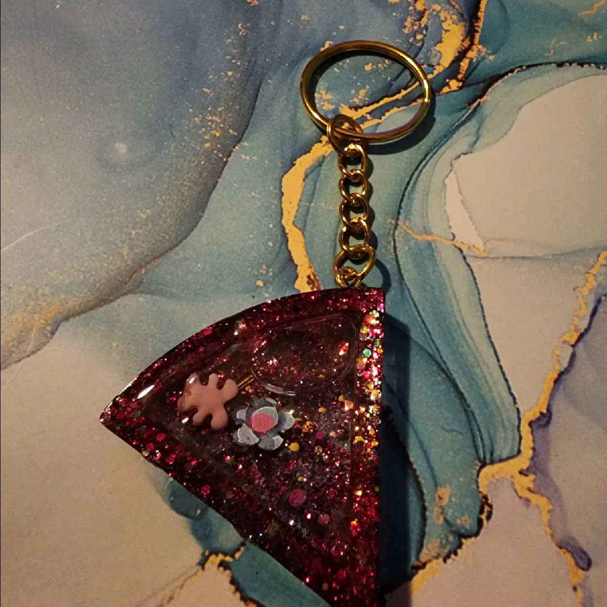 shaker keychain