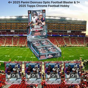 Football Break 503 - 2025 Topps Chrome Football Hobby & Blaster 5 Box PYT