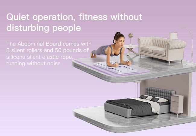 UMAY Multi-functional Ab Exercise Board, Home Pilates Reformer, Ab Workout Equipment for Core Strength Training Foldable for Home Gym Fitness