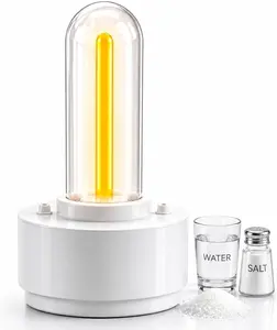 Salt Water Activated Emergency Lantern - Portable Battery-Free Survival Camping Gadget with 2 Replaceable Bases, 360-Hour Runtime for STEM Gifts