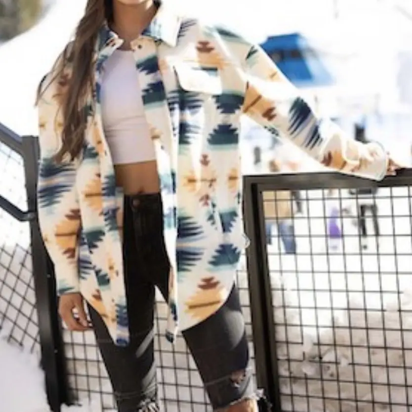 Colorful Western Shacket