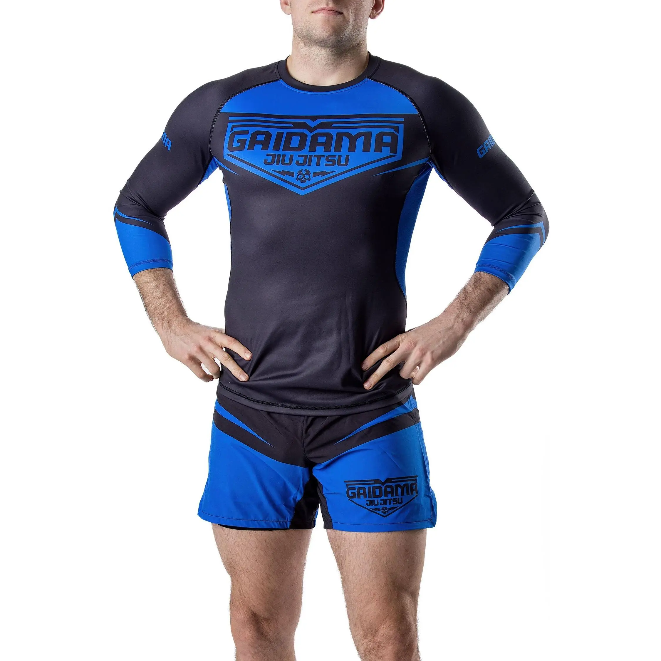 Men's Pro Series Ranked Jiu Jitsu Rashguard - 3/4 Sleeve