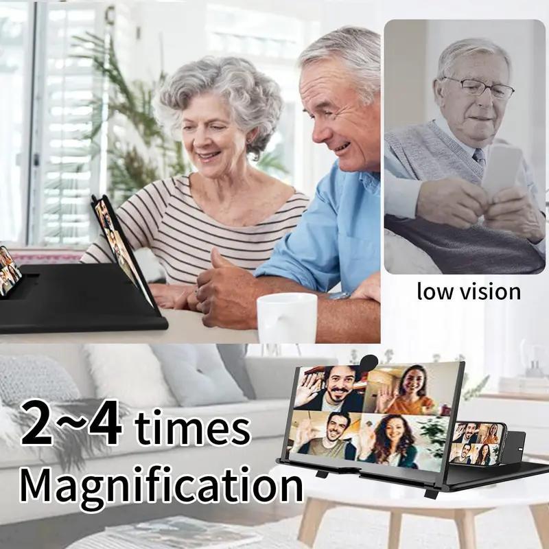 Mobile screen amplifier ultra clear blue light eye protection large screen folding portable drama tracking tool online course live broadcast projection magnifying glass