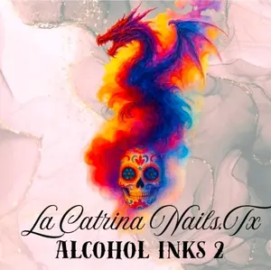 La Catrina Nails.TX Alcohol Inks for Nail Art - Vibrant Colors for Unique Designs - Perfect for Creative Nail Art Projects