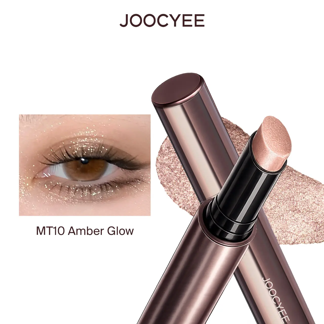JOOCYEE Jelly Highlighter Stick, Water-Resistant Cosmetics for a Brightening Dewy Glow, Buildable Shimmer for Face & Body, 2g campingessentials, Beauty, Makeup, Enhance