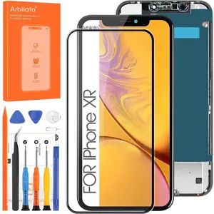 Incell Screen for iPhone XR Screen Replacement for iPhone A1984 LCD Screen A2106,A2105,A2018 Touch Display Digitizer Assembly Repair Parts Black No Face ID