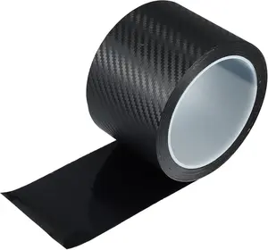 Sporty Carbon Fiber Look Car Body Side Molding Protector - Decorative & Functional, Adds Aggressive Style, Prevents Dings and Scratches in Parking Lots Handlaid Carbon Durable Vinyl Protective Film CTM Windshield Banner