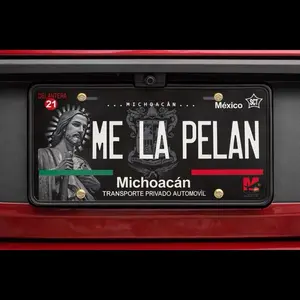 Michoacán Custom Black Edition License Plate