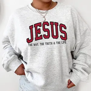 Christian Sweatshirt Jesus Sweatshirt Faith Sweatshirt Trendy Sweatshirt Trendy Crewneck Love Like Jesus Pray Sweatshirt Crewneck Sweatshirt