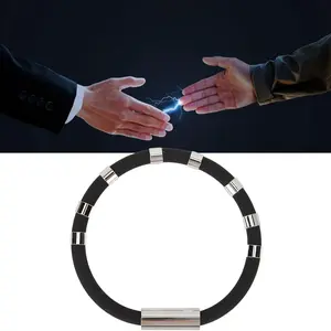 NeutraWrist: Titanium-Germanium Anti-Static Bracelet - Release Negative Ions, Reduce Body Static, Improve Circulation & Sleep Quality with Hydrogel Silicone Band