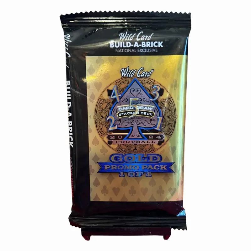 2024 Wild Card 5 Card Draw Stack Deck Gold Promo Build-A-brick Pack - 1/1 NSCC Exclusive