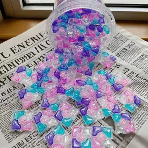 50/70/100pcs Eco-Friendly Laundry Fragrance Detergent Beads, 5-In-1 Washing Capsules, Deep Cleaning Power, Concentrated, No Formaldehyde, Long-Lasting Scent, Scented Laundry Detergent
