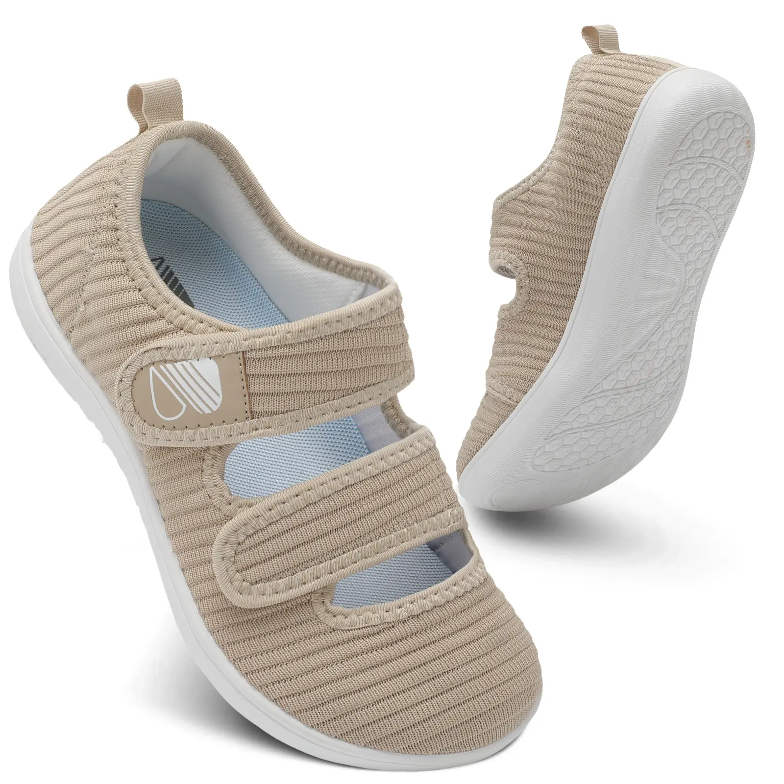 Leisfit Womens Walking Shoes Wide Diabetic Shoes Adjustable Barefoot Casual Sneakers Breathable Zero Drop Arthritis Edema Sneakers Indoor Outdoor Closed Trainer Footwear Training Runner Running Athletic shoes for women 2026 cute shoes sneakers for women