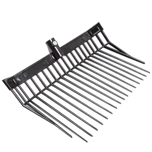 Cashel 18-Tine Manure Fork - Durable Lightweight High-Impact Composite Stable Cleaning Tool - 18 Tine