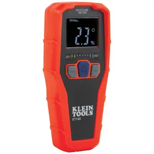 ET140 Pinless Moisture Meter for Non-Destructive Moisture Detection in, Wood, and Masonry; Detects up to 3/4-Inch Below Surface