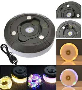 Camping LED String Lights, Retractable Camping String Fairy Lights Lanterns 10 M with 8 Lighting Modes, 4000 mAh USB Rechargeable, Portable Outdoor Light Christmas Dec
