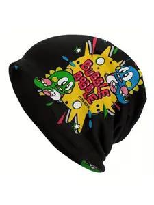 Men' Dragon - Funky Chinese Dragon Beanie Hat, -Shaped for Weather Visibility &, Novelty Outdoor Accessory for Skiing & Themed Events (Skullies Bonnet)