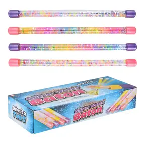 Glitter Water Baton Toy 12"