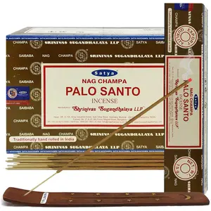 Palo Santo Incense Sticks and Incense Stick Holder Bundle Insence Insense Satya Incense TRUMIRI