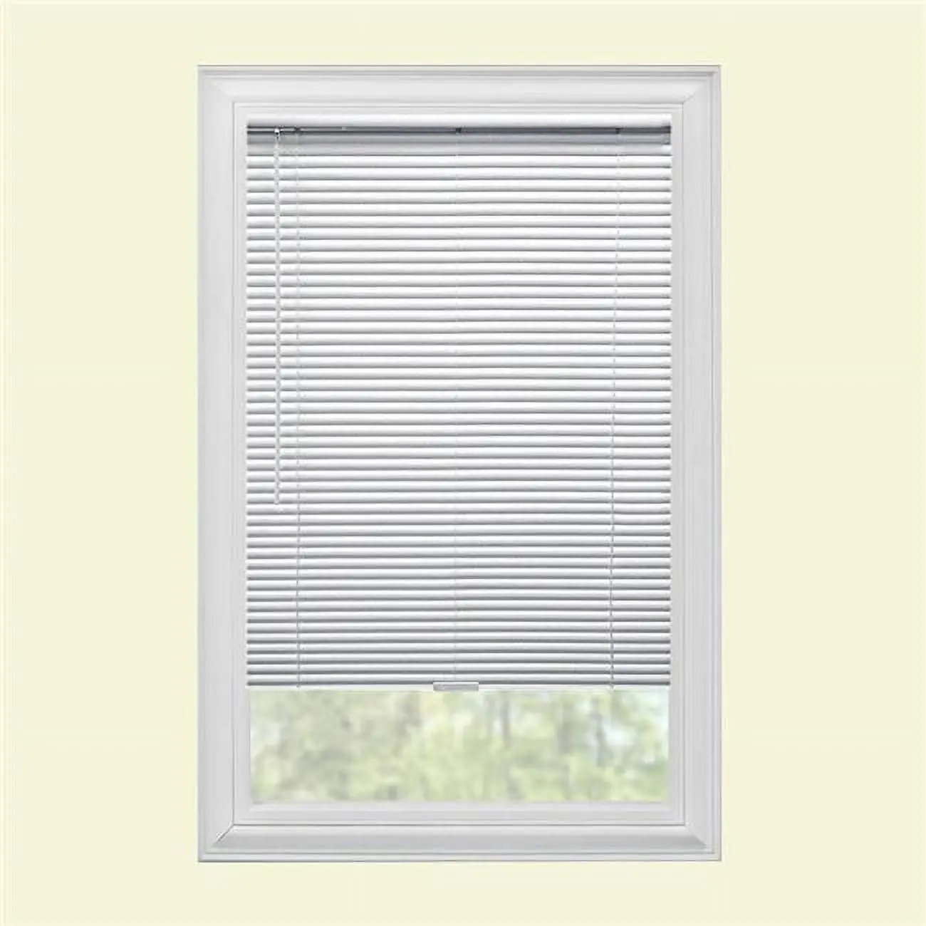 Cordless Sun Protection Vinyl Blind, 2 in. Slat, White - 22 x 48 in.