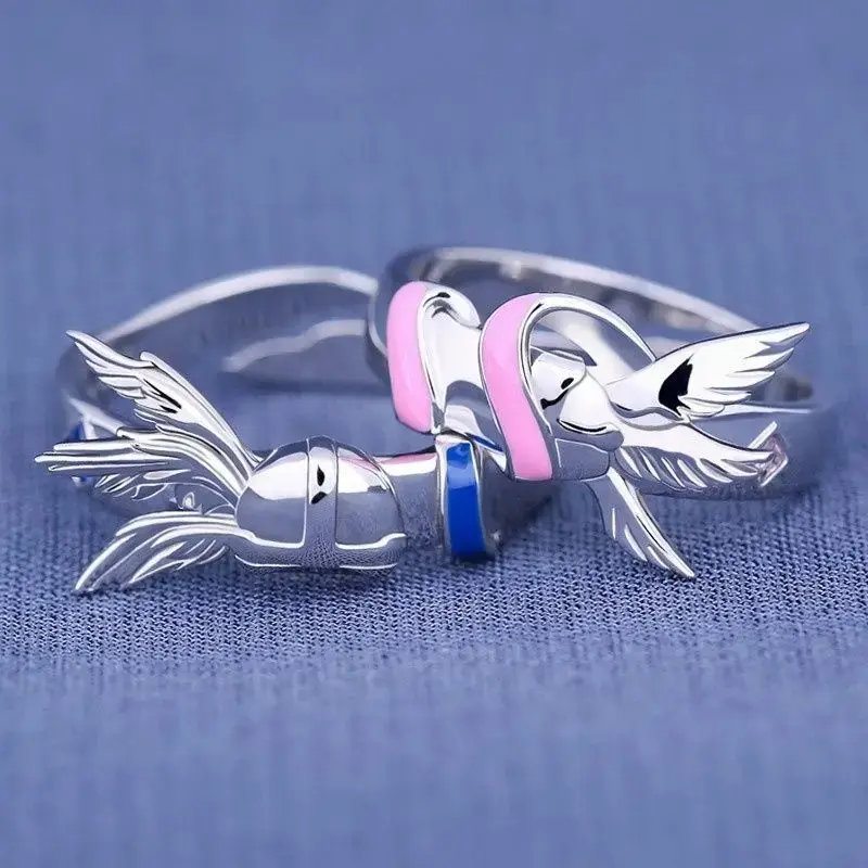 Little Angel Unisex Adjustable Size Cartoon-Style Ring, Party Wear Costume Jewelry Accessory