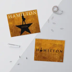 America Musical 2026 Wall Calendar – Broadway Musical Gift, Theatre Lover’s Wall Art, Hamilton Musical Merchandise, Collector’s Gift for Fans