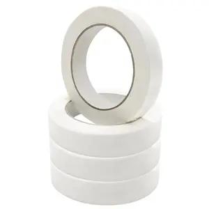 220 Yards Freezer Tape, Writable Surface, Low Temperature Resistance, Easy Tear and Residue-Free Removal, Ideal for Food Containers and Refrigerators, Includes 4 Rolls, Each 0.79 Inch by 55 Yards