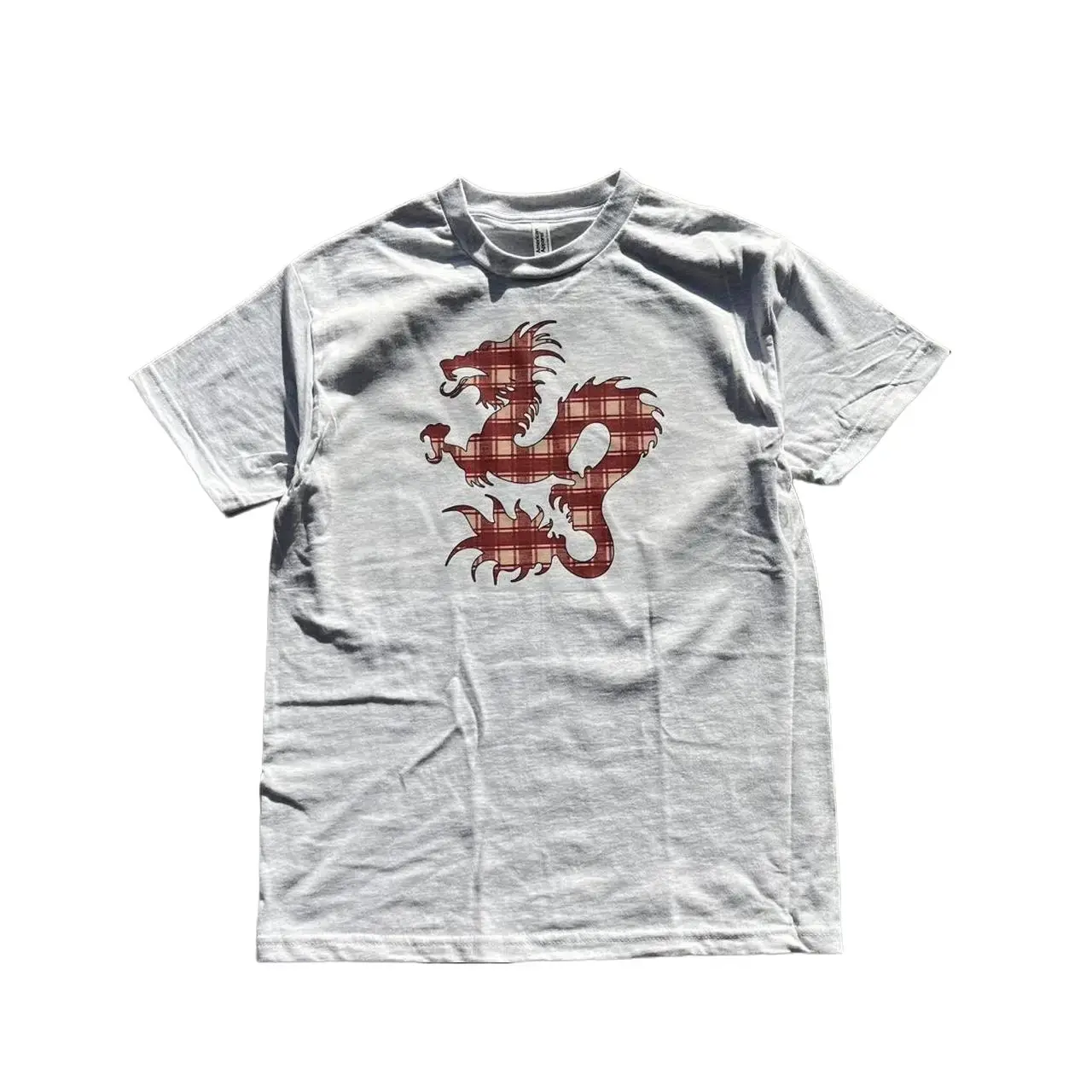 Dean Blunt Zushi Graphic T-Shirt, Red Plaid Unisex Tee, Vintage Indie Music Shirt, Retro Y2K Alternative Graphic T-Shirt, Music Fan Gift