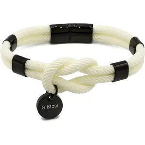 Paracord Braided Rope Bracelet for Men Women | Lightweight Nautical Unisex Cuff Bracelet with Stainless Steel  Clasp