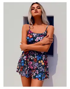 Floral Swimsuit Cover Up - Women's Beach Wrap Skirt - Multicolored Pareo Sarong - Lightweight Summer Beach Dress - Vacation Poolside Coverup