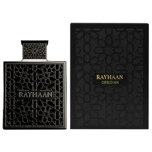 Rayhaan Obsidian Eau de Parfum Spray for Men 3.4 Ounce Rayhaan Obsidian Eau de Parfum Spray for Men 3.4 Ounce