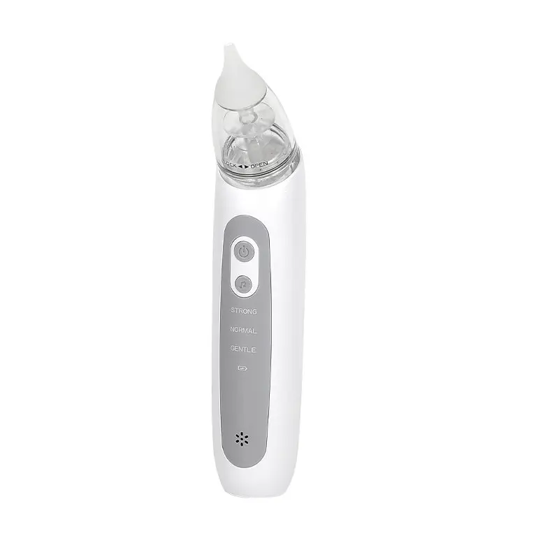 Nasal Aspirator for Baby, Electric Baby Nose Sucker with Larger Suction Chamber and More Powerful Suction, Automatic Nose Cleaner with Music and Light Soothing Function