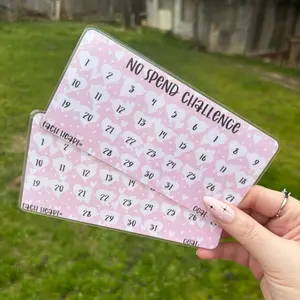 No Spend Savings Tracker | No Spend Challenge | A6 Size