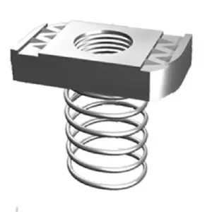 Thomas & Betts ZA1001-4EG-10 5 Pack Steel Spring Nut - 0.25 in.