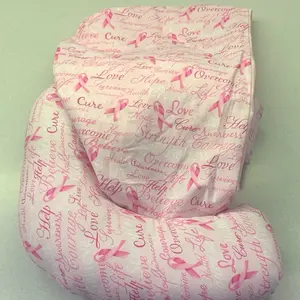Travel Napz - Breast Cancer Awareness Travel Pillow w/ Satin Lined Hood For Hair Protection and Ultimate Travel Comfort! Breast Cancer Awareness