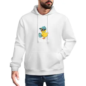 Men's Funny Easter Hoodie, Chicks Dig Me Print, Black Pullover Sweatshirt with Kangaroo Pocket solidcore  hoodie