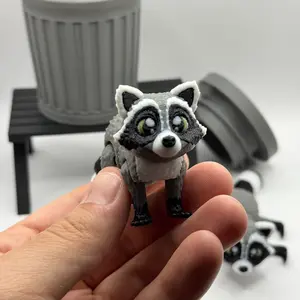 Articulated “Trash Panda” Raccoon Decoration/Fidget/Desk Buddy
