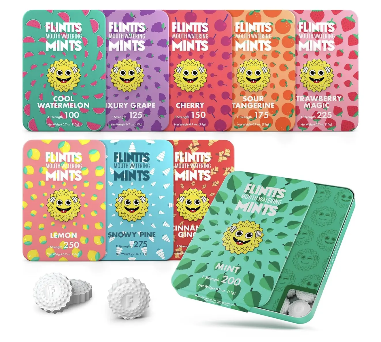 Mouthwatering Mints for Dry Mouth Relief | Mouthwatering Sparkle Effect | Flavor Variety Pack | Vegan Oral Care Support | Saliva Substitute Alternative | Sugar-Free Candy