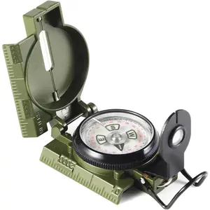 Eyeskey Multifunctional Military Sighting Navigation Compass with Inclinometer| Impact Resistant & Waterproof Compass for Hiking, Camping