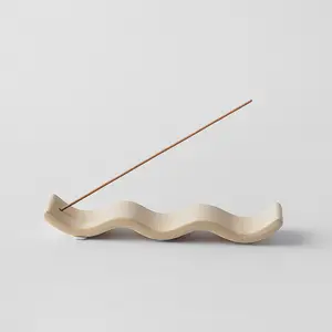 Modern Minimalist Ceramic Aroma Fragrance Incense Holder, Creative Indoor Home Decor, Desktop Decoration, Style, 1 Piece