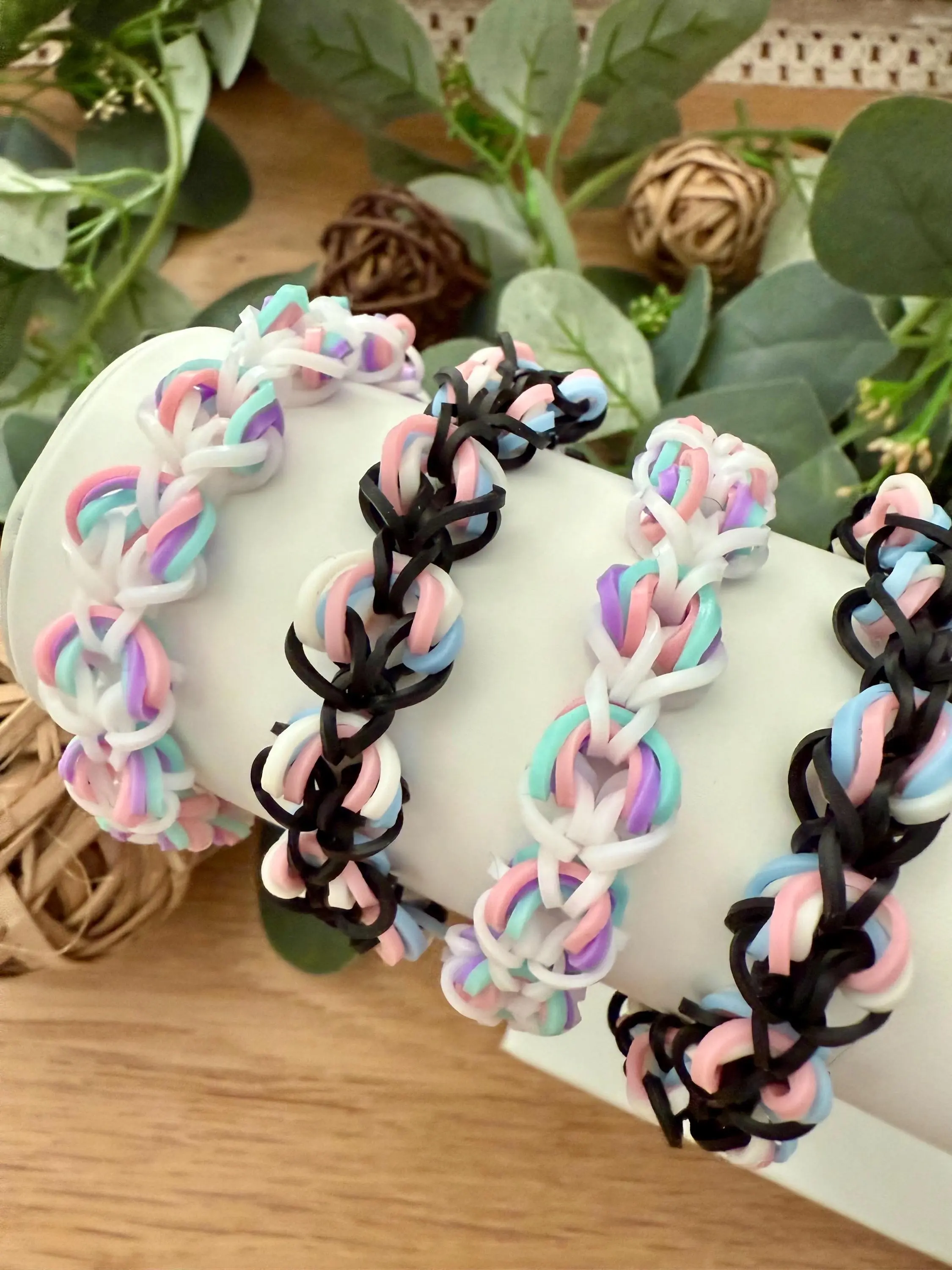 Pastel Rainbow Friendship Bracelets- 2 pack
