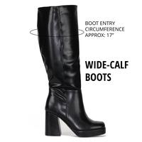 Black Wide Calf