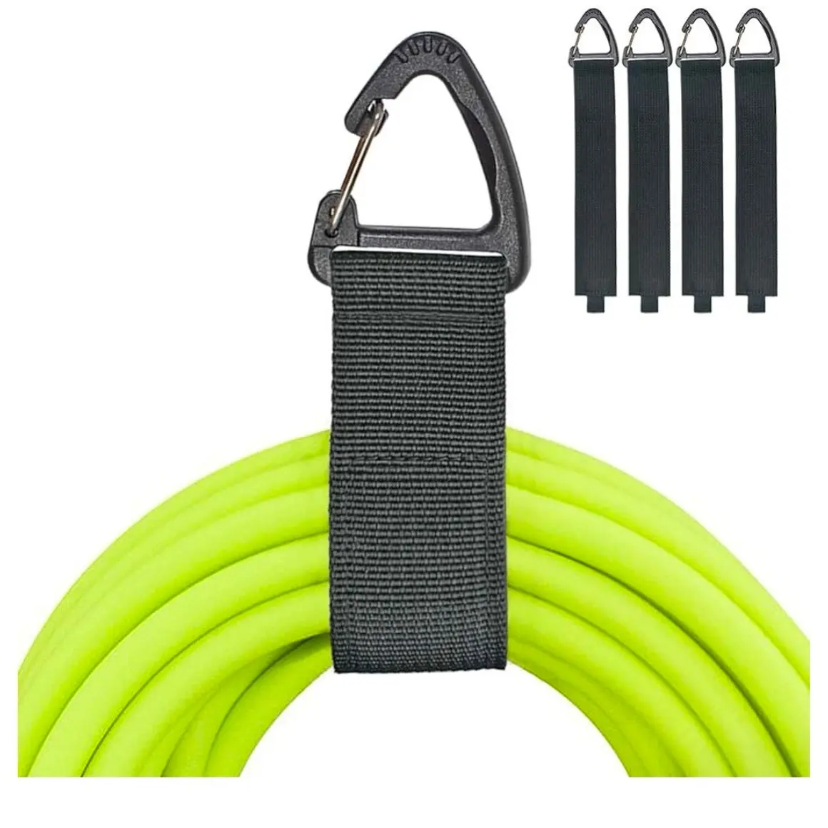 Extension Cord Holder Organizer(4 Pack L), 16-Inch Heavy Duty Storage Strap for Extension Cord within 100ft Metal Steel Hangable