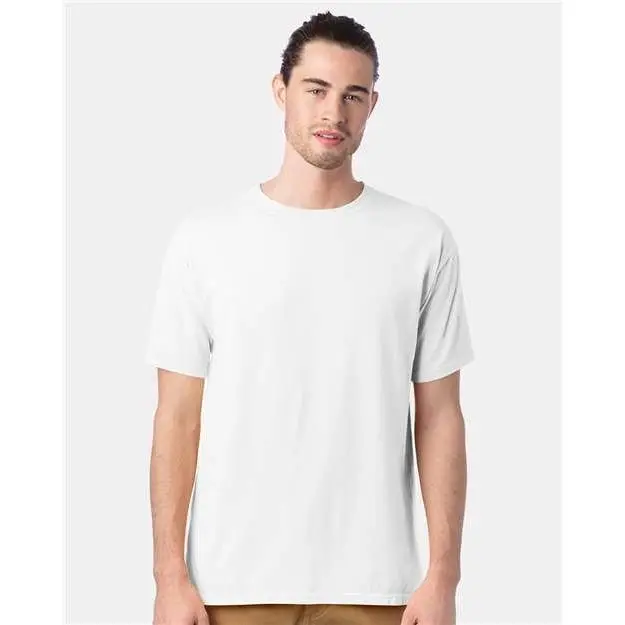 Custom Embroidered - ComfortWash by Hanes - Men's Garment-Dyed T-Shirt - White - GDH100